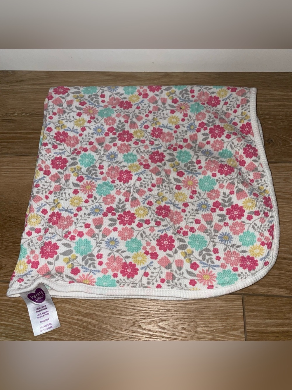 Parent’s Choice Thermal Floral Baby Blanket